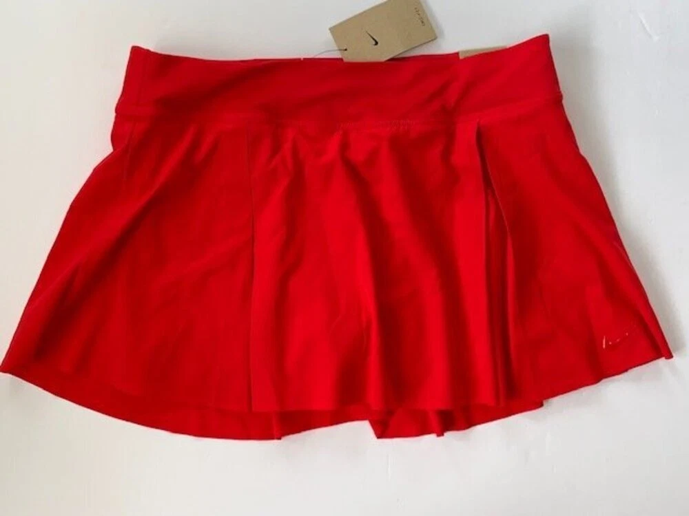 red nike skirt