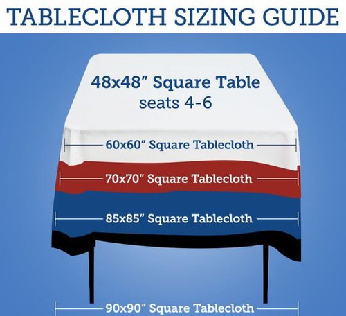 Chevron Tablecloth Square 59 Inch By Broward Linens (Variety of Colors) - Picture 8 of 11