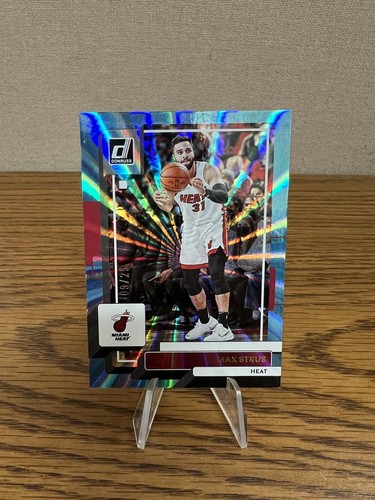 2022-23 Donruss Choice Basketball MAX STRUS Holo hellblau Laser #9/25 Hitzehöhle