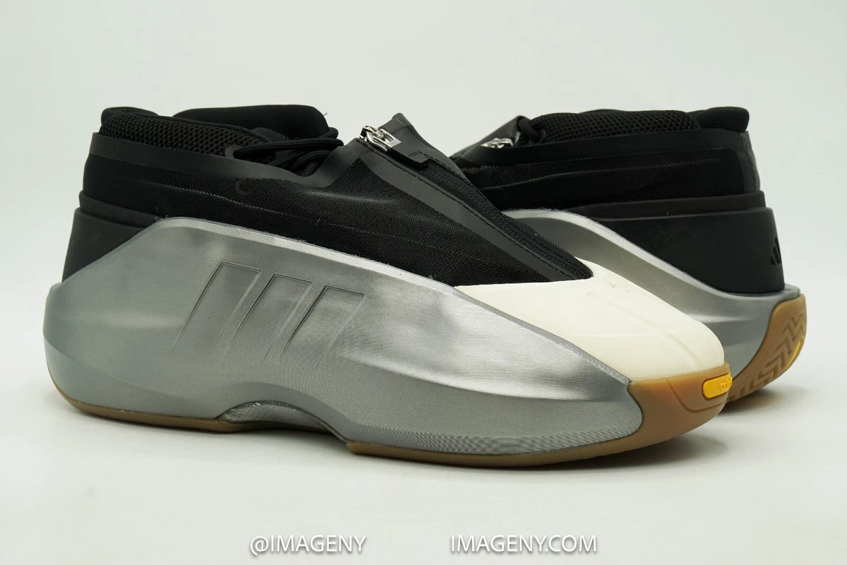 Adidas Crazy IIInfinity Basketball Sneakers Black Silver Gum IE7687 - Men\'s Sz 8 Adidas Crazy IIInfinity Silver for sale | eBay main image 3