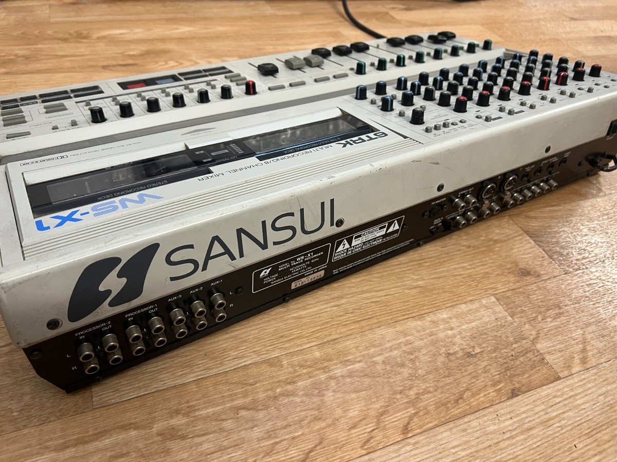 【レア】SANSUI WS-X1 整備動作品　マルチトラックレコーダー Sansui WS-X1 6-track unique tape recorder mixer with double
