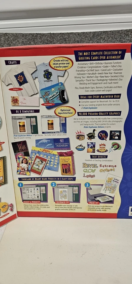 Print Explosion Deluxe Software For MAC Custom Design Cards Signs Banners. H4 - Image 3 of 4