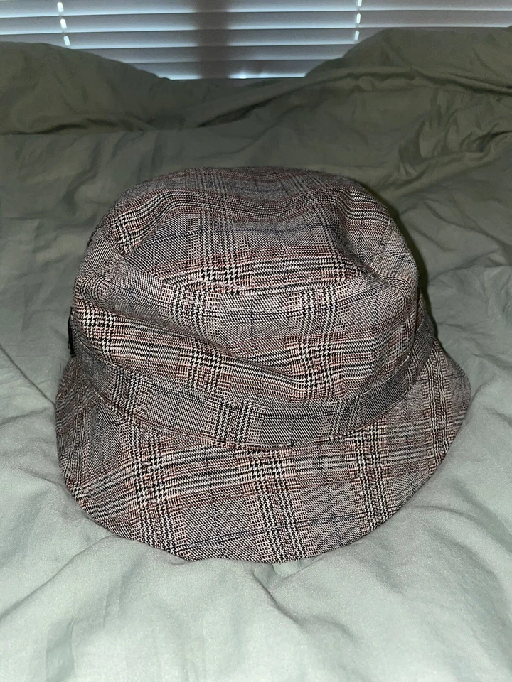 Stussy English Plaid Cotton Bucket Hat, RARE, NEW - LG/XL - Image 2 of 4