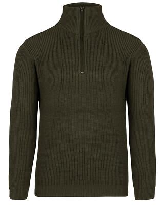 Herren Troyer-Pullover Bundeswehr Marine Winterpullover mit