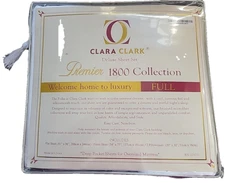 Clara Clark Premier 1800 Series 4 Pc Sheet Set Deep Pocket  Microfiber Full Sz