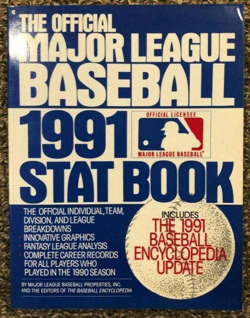 The Official Major League Baseball Stat Book, 1991 by Baseball