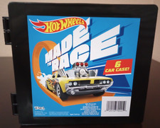 2023 HOT WHEELS 6 CAR STORAGE CASE BLACK NEW 