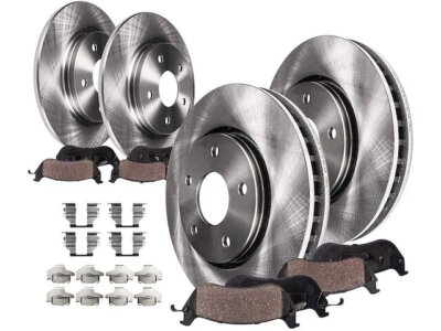 Front and Rear Brake Pad and Rotor Kit For 2020-2023 Ford Explorer 2021 PN619SW