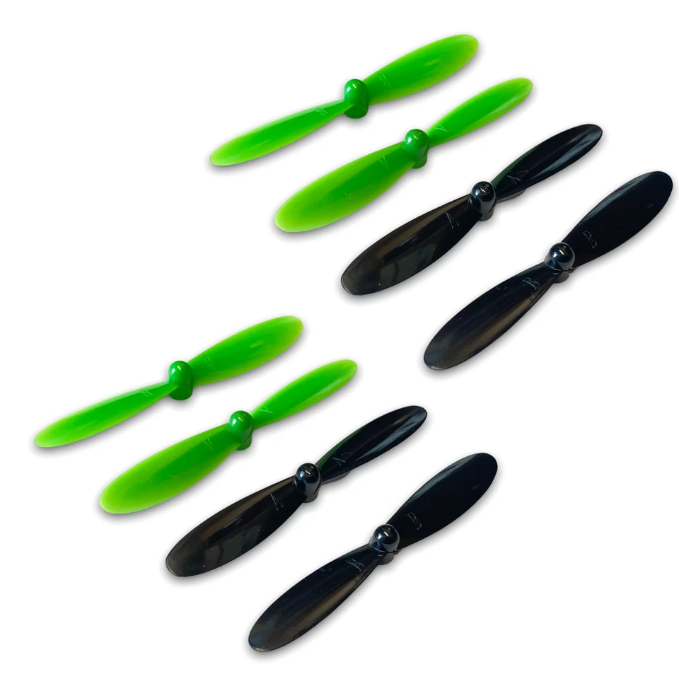 8x Hubsan X4 H107 H107C V2 Walkera Revell QG550XS, Jamara QCF-110 Rotorblätter - Bild 2 von 4