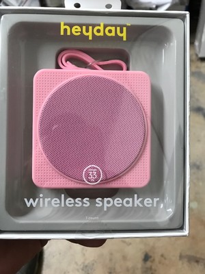 heyday pink speaker