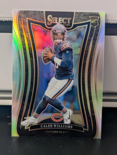 CALEB WILLIAMS 2024 SELECT SUITE LEVEL ROOKIE SILVER PRIZM BEARS RC Q4602