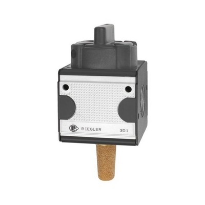 Riegler K 33, Ball Valve 3/2-Way »multifix«, Lockable, Size 3, G 1/2, 100613