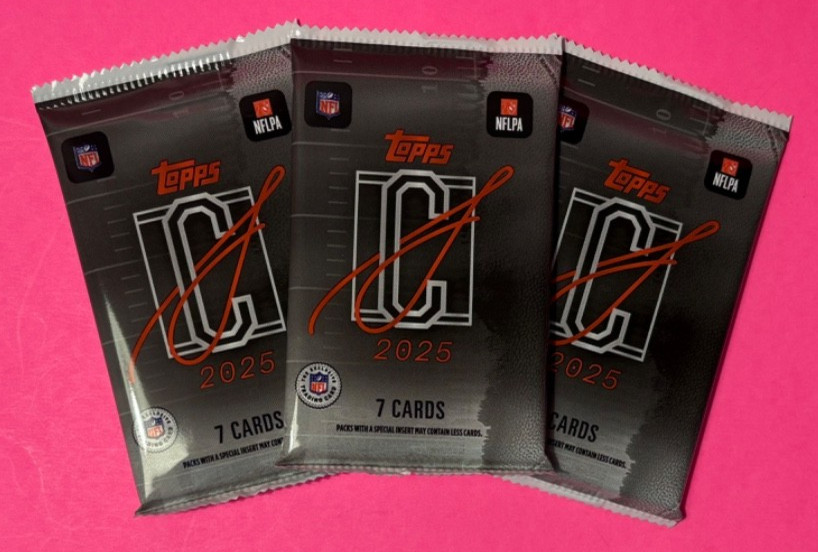 3 2025 Topps Signature Class PACK LOT Auto/Odyssey/Tom Brady/Dart/Ward/Hunter??