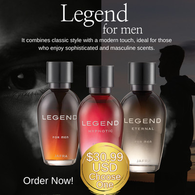 Legend for Men / Eternal / Hypnotic - Eau de Toilette (3.3 fl oz) - Choose One