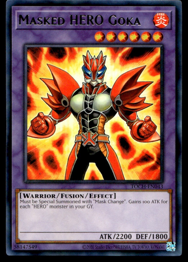 Masked HERO Goka - TOCH-EN043 - YuGiOh