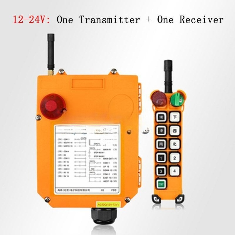 New F24-10S Industrial Crane Hoist Wireless Remote Controller Single Speed
