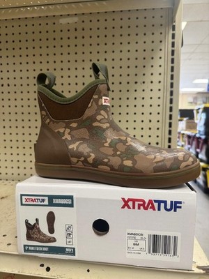 Xtratuf Men's in Ankle Deck Boot Sport XADM20SI Brown Camo