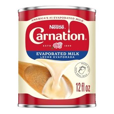 Nestl  Carnation Evaporated Milk, Vitamin D Added, Shelf Milk, 12 fl oz