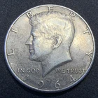 1964 Silver Kennedy US 50c Half Dollar - 90% Silver!! [A72]