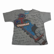 Vintage Thomas the Tank Engine Shirt Toddler Boys 3T T Thomas Cartoon RARE 90s