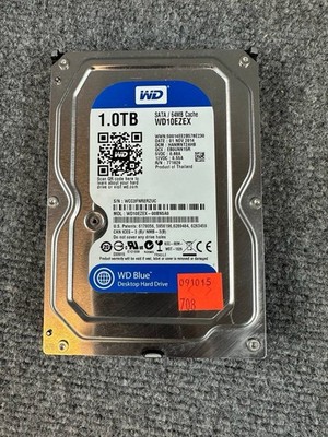 Untested Western Digital WD Blue 1TB HDD WD10EZEX SATA 3.5  Desktop Drive