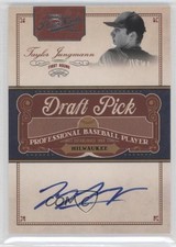2011 Playoff Prime Cuts Draft Pick Signatures /249 Taylor Jungmann #TJ Auto 0q5