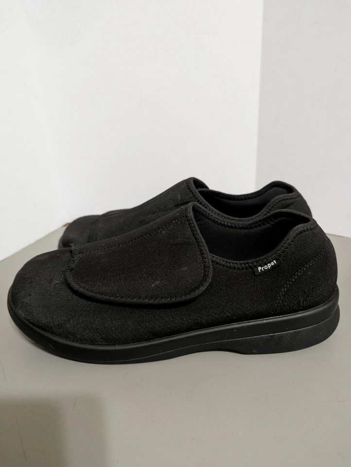 Propet Men's Size 10 XX (5E) Cush N Foot Diabetic Slippers, Black - Image 3 of 4