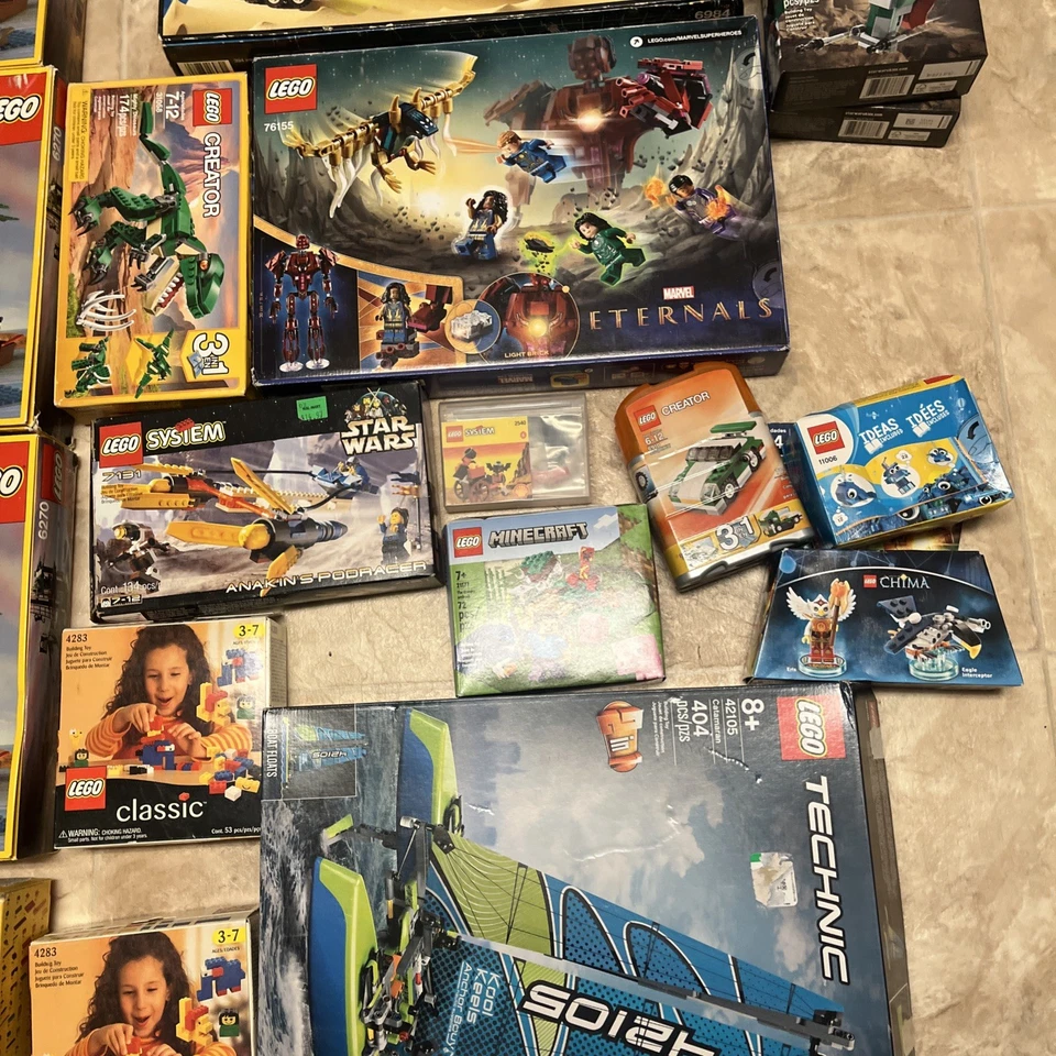 Lote Juegos Lego 6270 6984 7131 4283 2540 42105 75344 Rojo Descripción OBO Foto 4 de 4