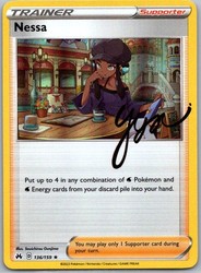 Nessa 136/159 Crown Zenith Holo Rare