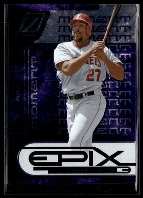 2005 Donruss Zenith Epix Moment Vladimir Guerrero 041/100 Angels #E-1