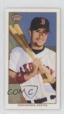2002 Topps 206 Mini Black Polar Bear Back Nomar Garciaparra (Two Bats) #370 5n8