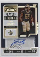 2023 Panini Contenders Rookie Playoff Ticket /149 Isaiah Foskey #239 Auto 00em