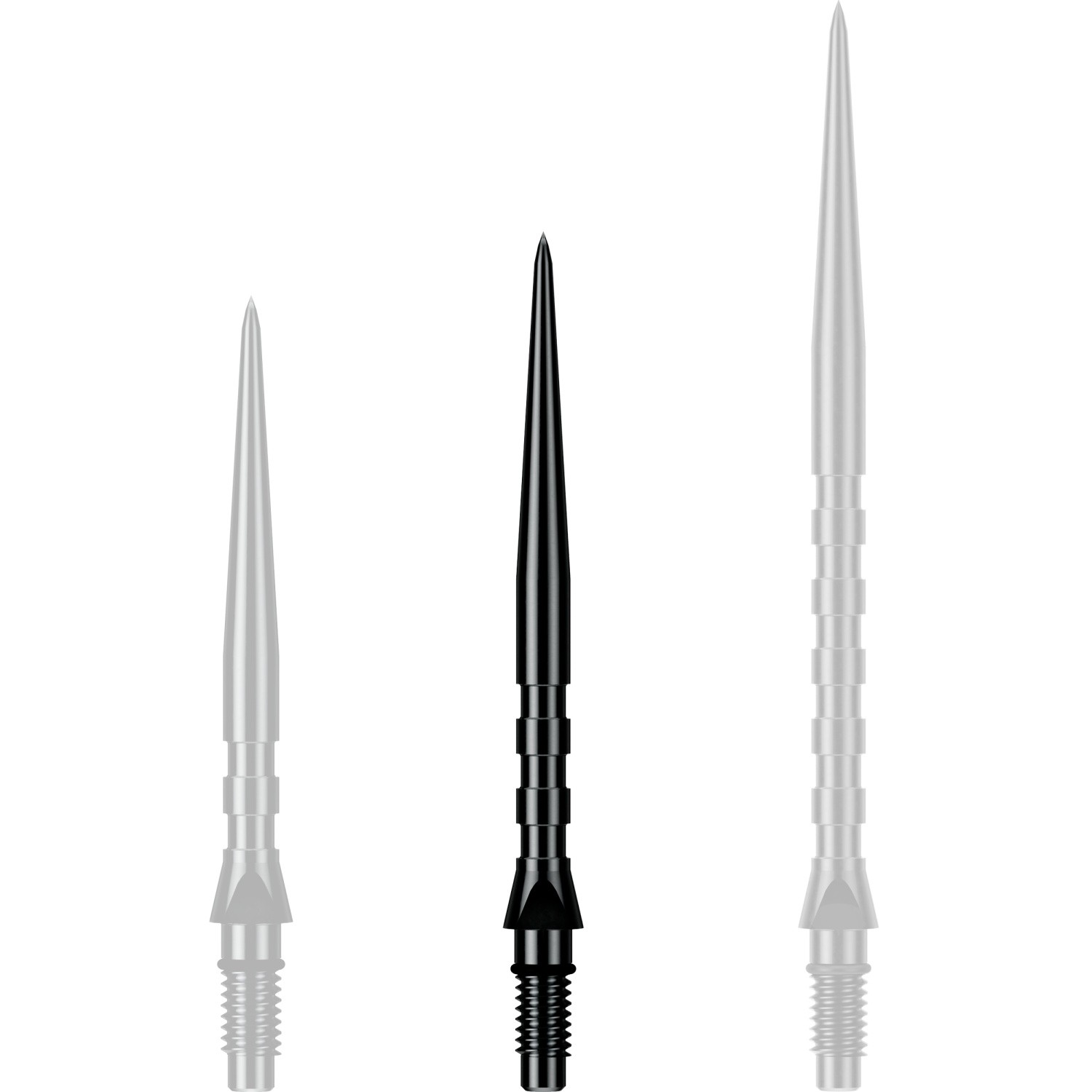 Winmau - Switch Point Groove - Schwarz 4090₽