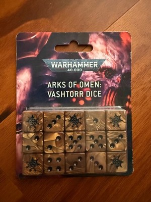 Dice Pack Vashtorr Arks of Omen Warhammer 40K NIB