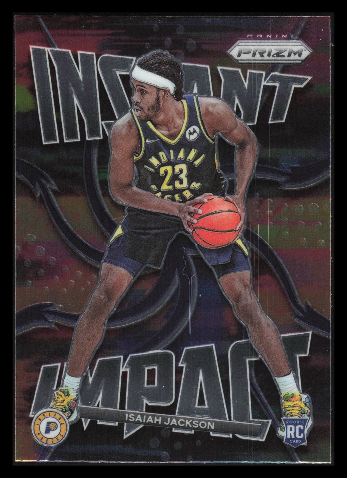 2021-22 Panini Prizm Instant Impact #9 Isaiah Jackson Indiana Pacers