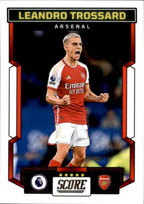 Panini 2023-24 Score Leandro Trossard #18 Arsenal