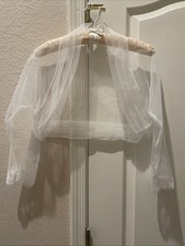 Bridal Jacket Sheer- Small