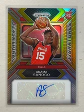 Adama Sanogo 2023-24 Panini Prizm /10 Gold RC Auto Autograph Sensational Sigs