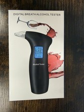 Digital LCD Professional Breath Breathalyzer Test Alcohol Tester Detector NEW