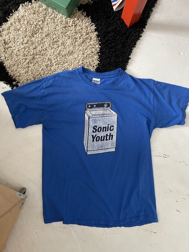 Vintage 2000s Y2K Sonic Youth Washing machine Tee shirt size medium 