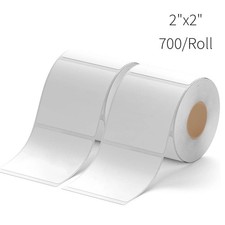 2x2 Square Direct Thermal Labels QR Codes Barcode Label For Zebra Rollo 1-6 Roll
