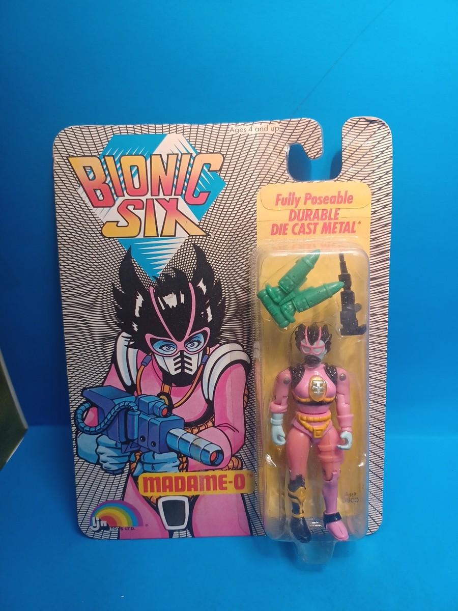 1986 Vintage Bionic SIX 6 Madame-O Figure Sealed MOC Carded LJN