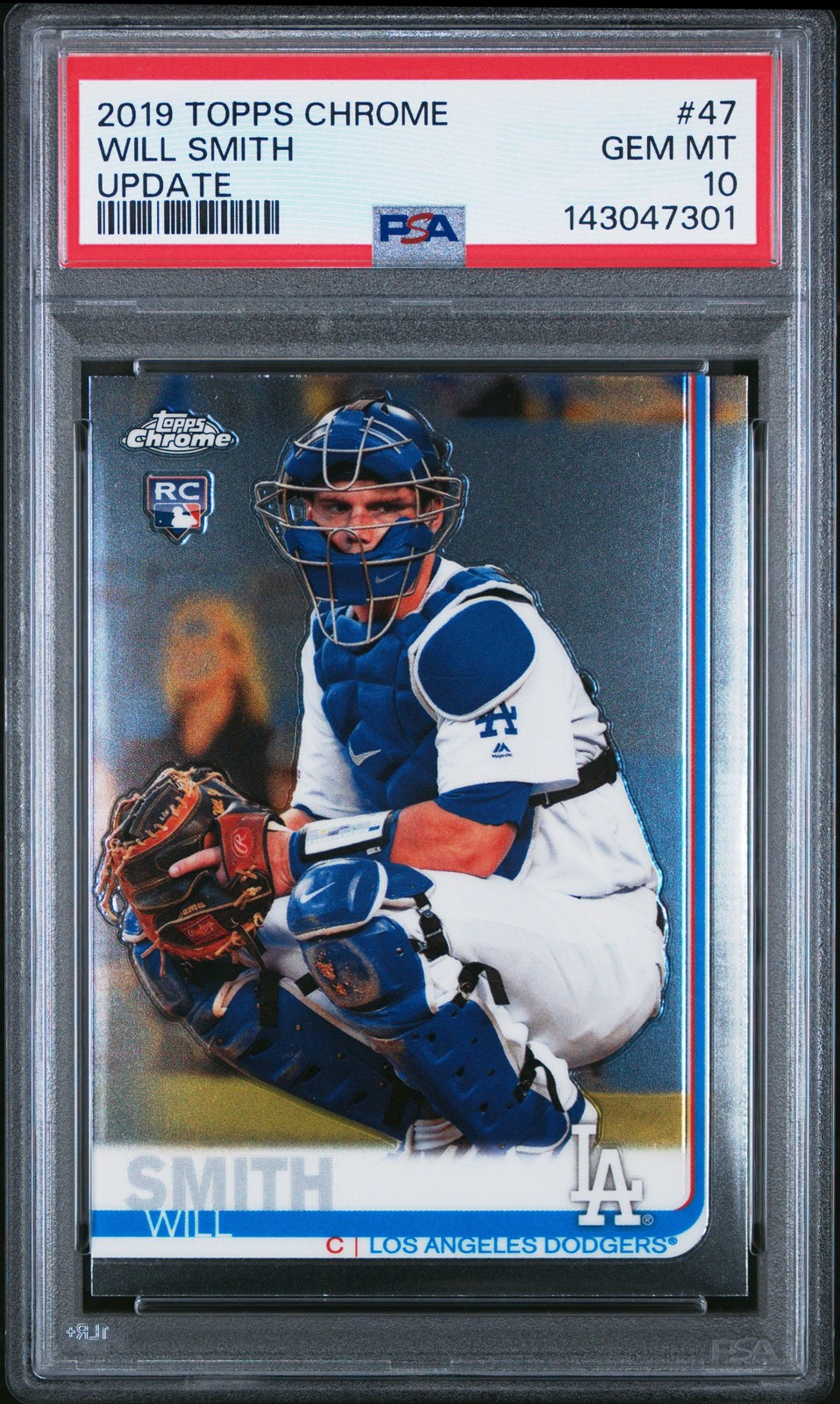 2019 Topps Chrome Update 47 Will Smith RC Rookie PSA 10 - 143047301
