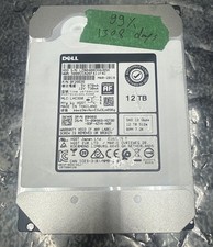 Dell HGST 12TB 3.5" SAS 12Gb/s Hard Drive - 09HXK6 HUH721212AL5200 *99% health*