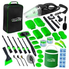 Car Detailing Kit Interior Cleaner, Car Cleaning Kit, Car Vacuum Car 47PCS