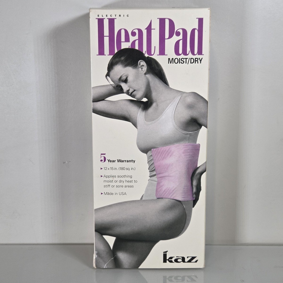 Vintage Kaz Smart Heat Heating Pad 12x15