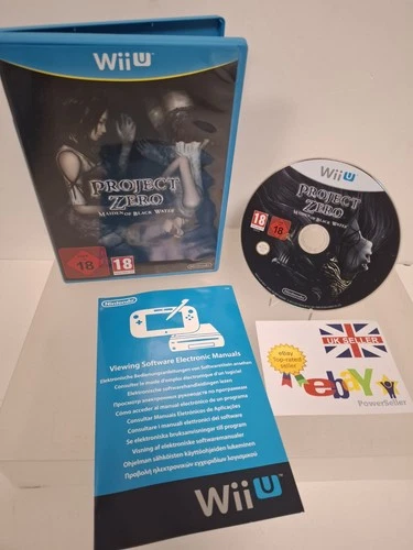 Project Zero Maiden Of Black Water Nintendo Wii U Game With Manual Clean