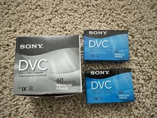 Sony Premium Mini DVC Digital Video Cassette 60 Mins 5 Pack + 2 Extra DVM60PRRJ