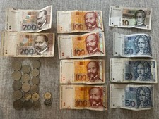 Croatian Kuna Currency Lot – 960 HRK Redeemable Banknotes + FREE Coins | Pre eur