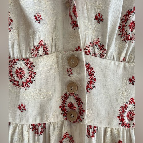 Vestido túnica Zara nuevo con etiquetas bordado cachemir kimono mediano boho informal - Imagen 4 de 12